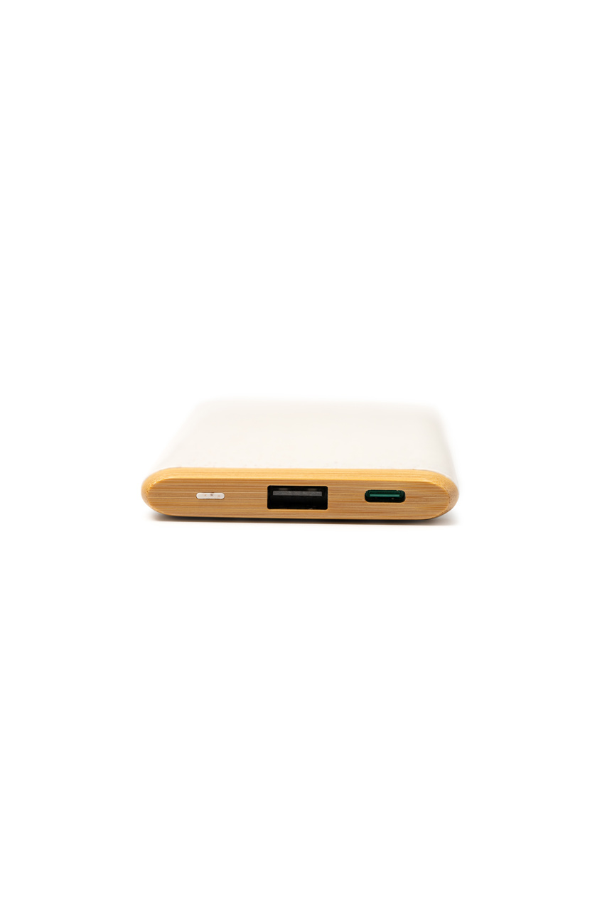 Baterie Externă Eco din Bambus și Grâu 5000 mAh
