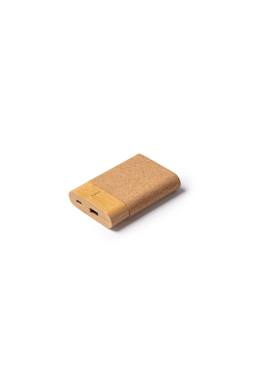 Baterie Externă KOBE 5000mAh din Bambus și Plută