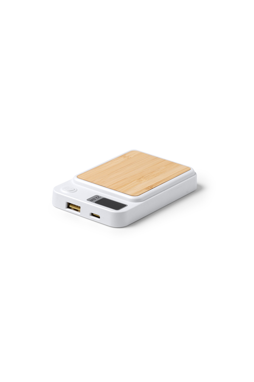 GUNDER Bamboo Power Bank 5000mAh Eco-Friendly