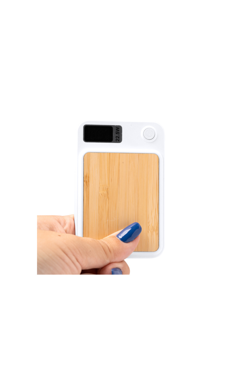 GUNDER Bamboo Power Bank 5000mAh Eco-Friendly