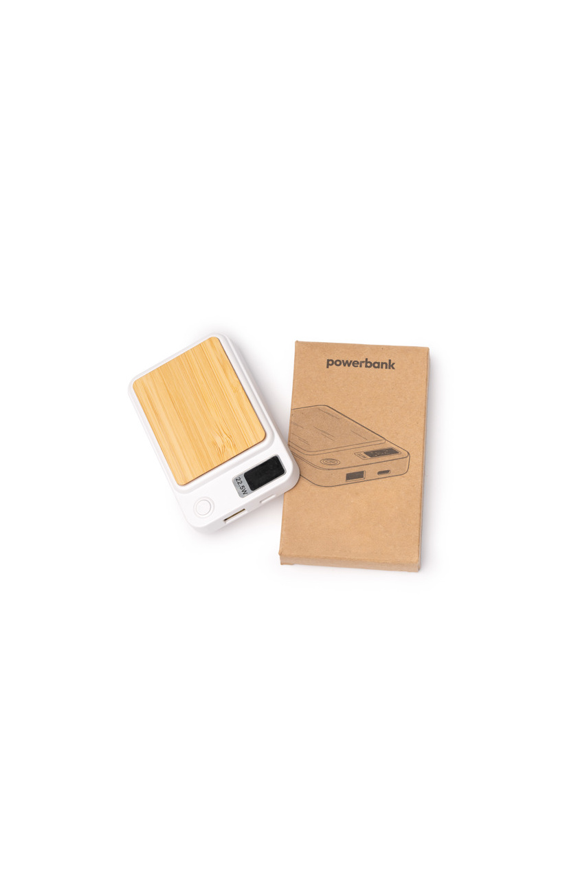 GUNDER Bamboo Power Bank 5000mAh Eco-Friendly