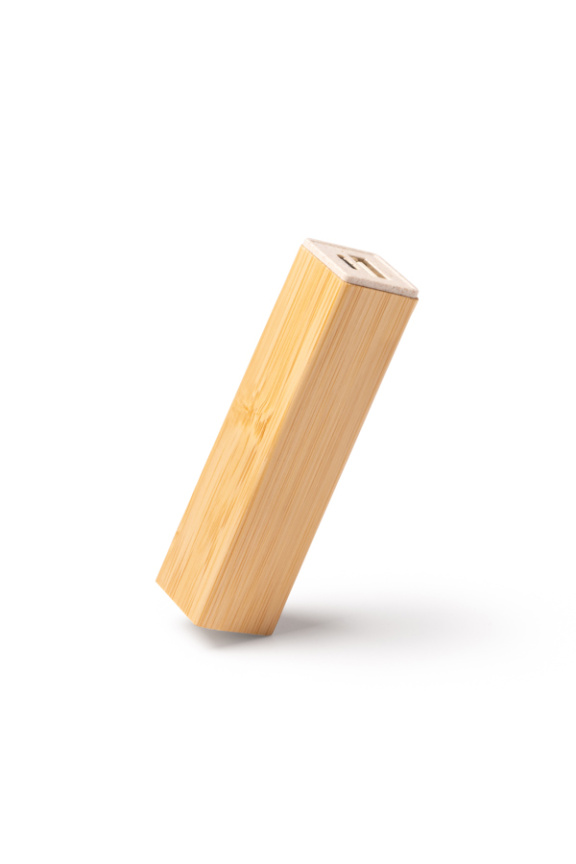 Eco-Friendly Bamboo Power Bank 2600mAh