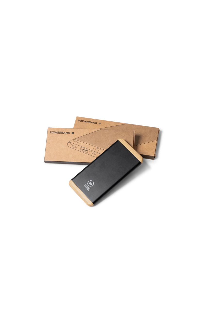 Eco-Friendly Bamboo Aluminium Power Bank 5000mAh