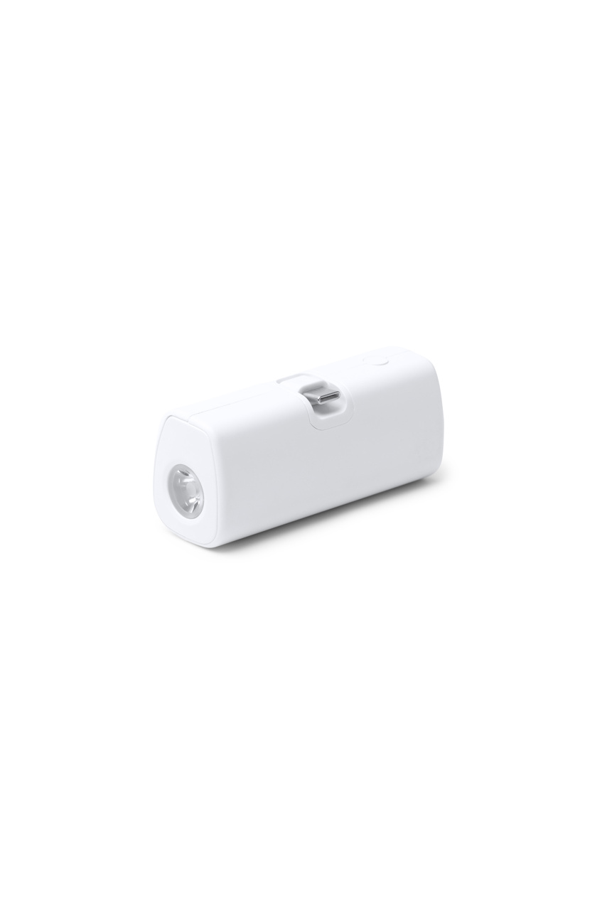 Eco-Friendly 5000mAh Power Bank with LED Flashlight