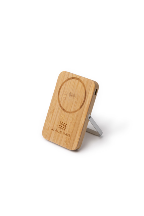 YOKAS Bamboo Wireless Charger & Power Bank