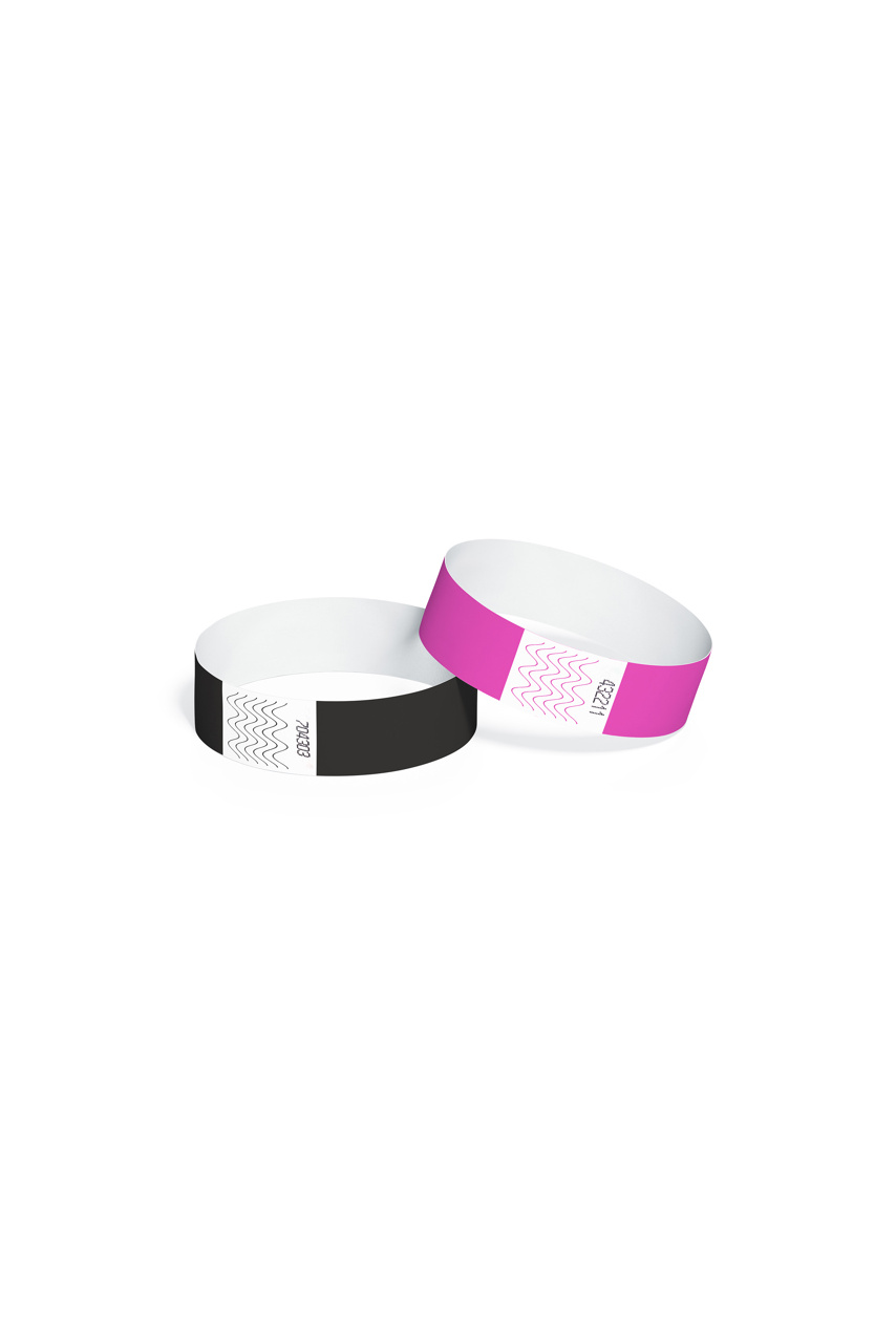 Event Wristbands with Sequential Numbering
