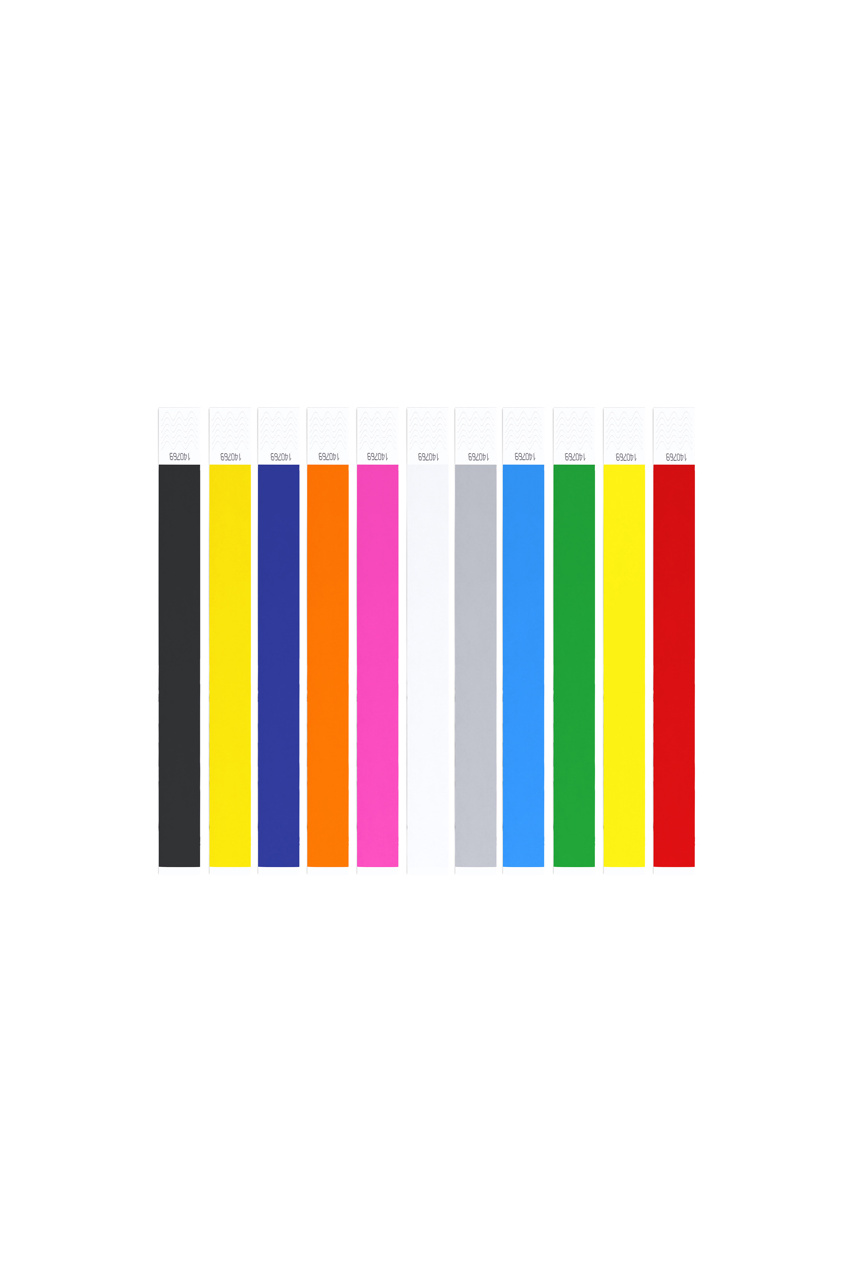 Event Wristbands with Sequential Numbering
