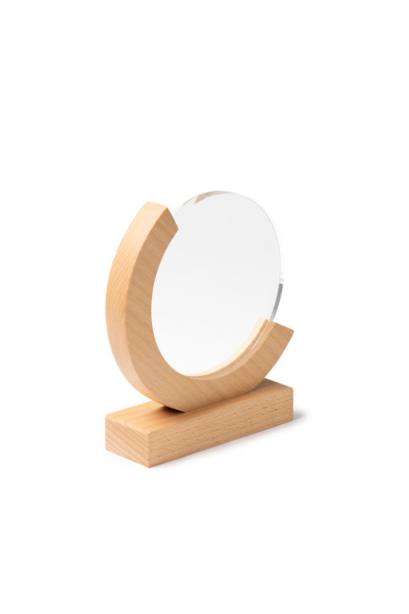 Elegant Glass and Wood Trophy with Removable Crystal