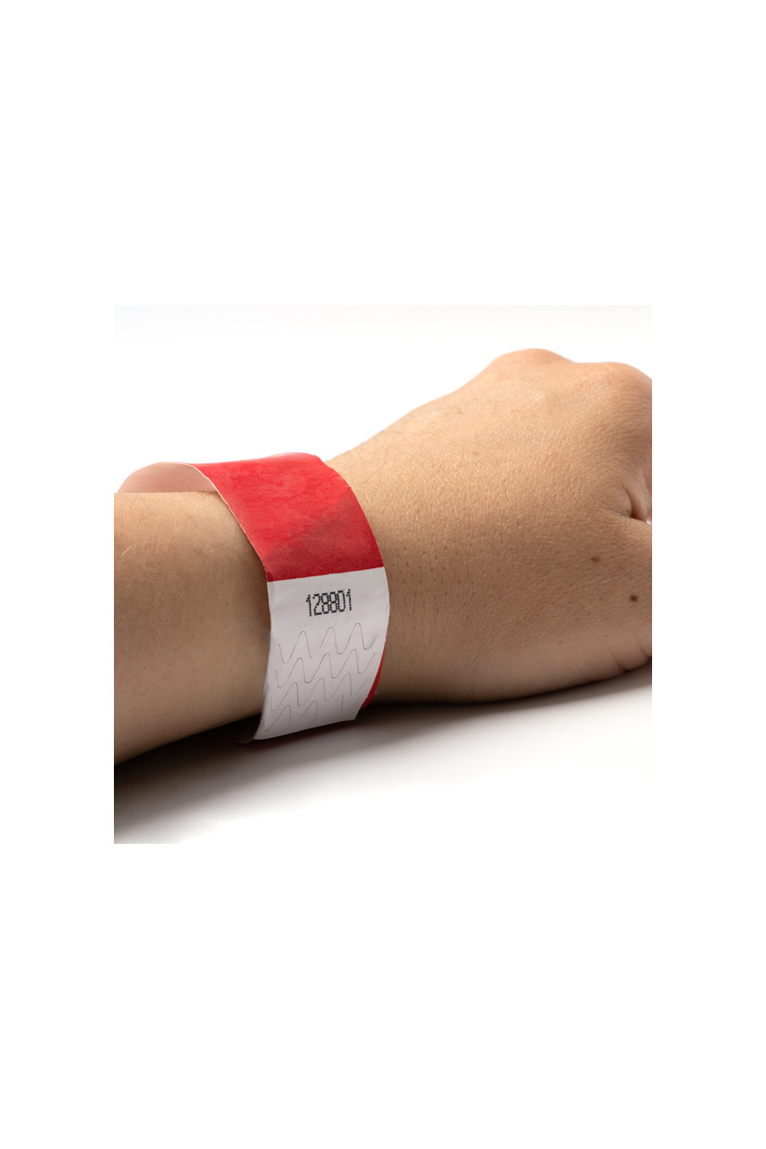 Event Wristband with Individual Numbering