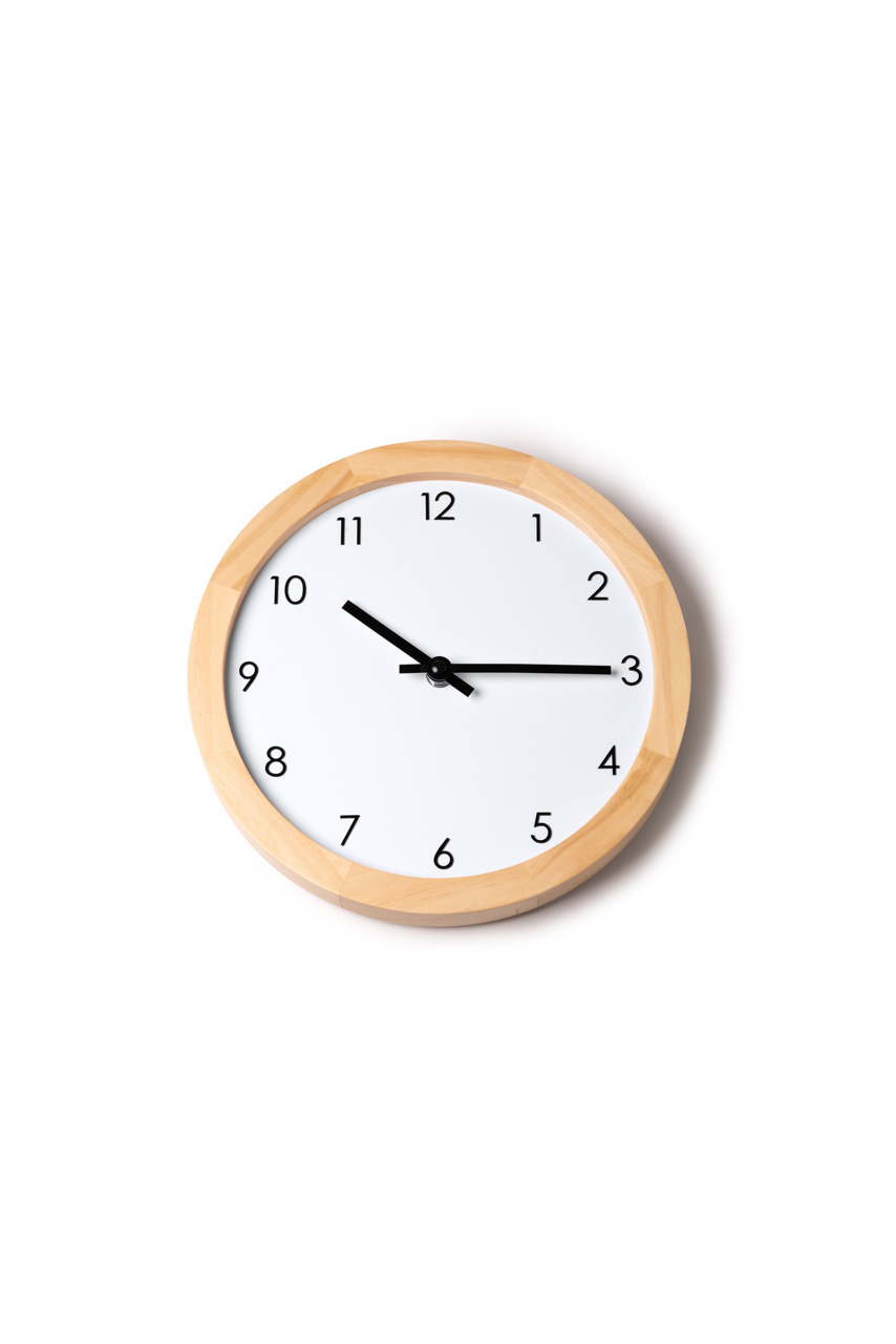 KARPE Bamboo Vintage Wall Clock - Eco-Friendly Design
