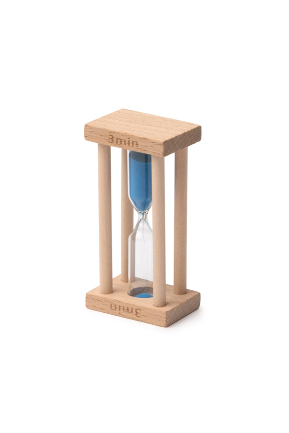 Clepsidră TEMPO din lemn - 3 minute