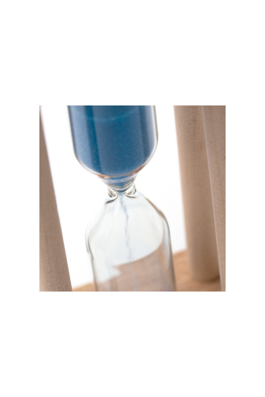 TEMPO Wooden 3-Minute Hourglass Timer