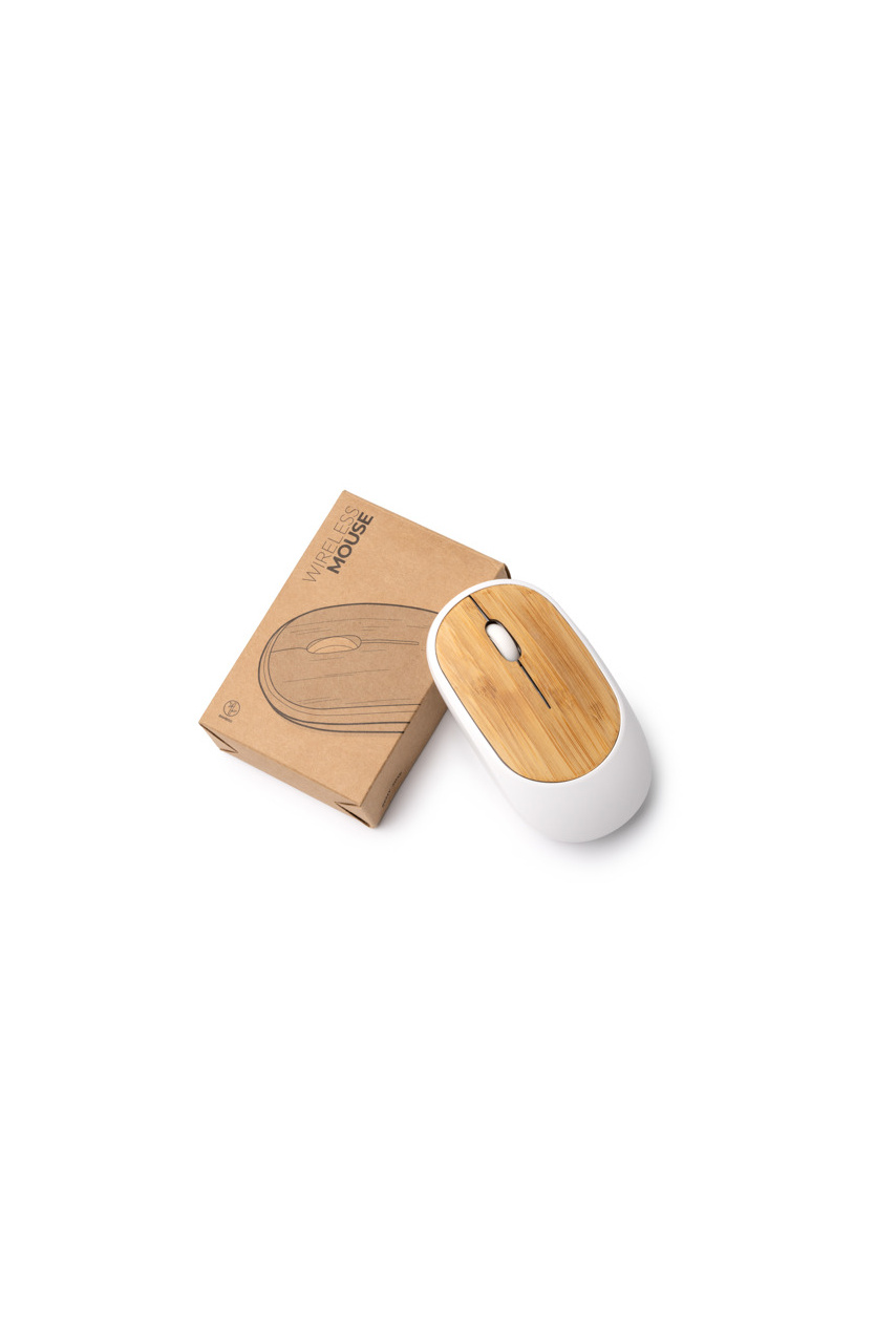 Mouse Wireless Bambus ABS Reciclat REMY