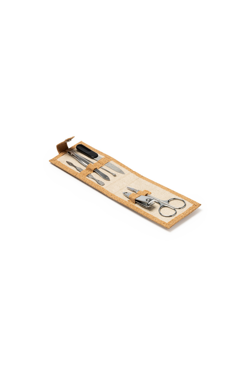 Set Manichiură cu Etui din Plută - Perfect pentru Îngrijire