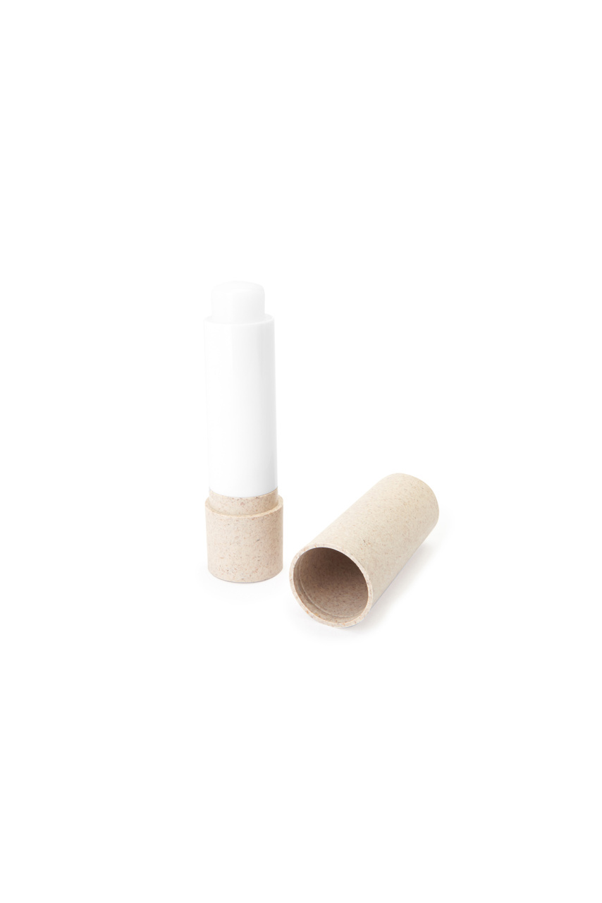 Vanilla Scented Wheat Fiber Lip Balm with SPF15