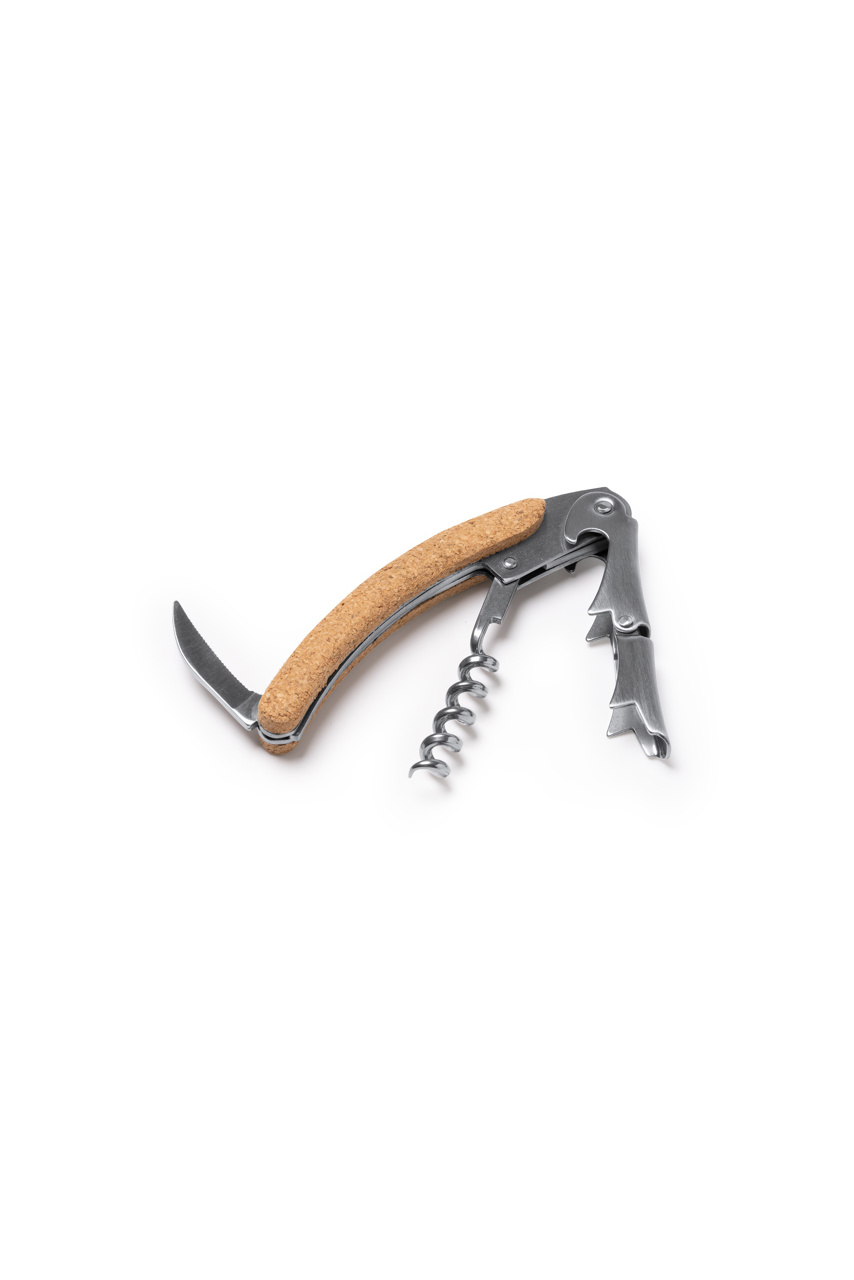 Brakel Stainless Steel Corkscrew with Cork Handle