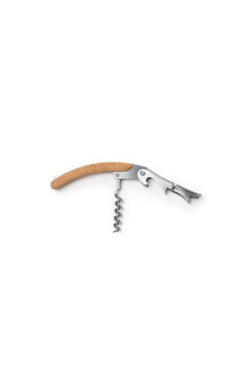 Brakel Stainless Steel Corkscrew with Cork Handle