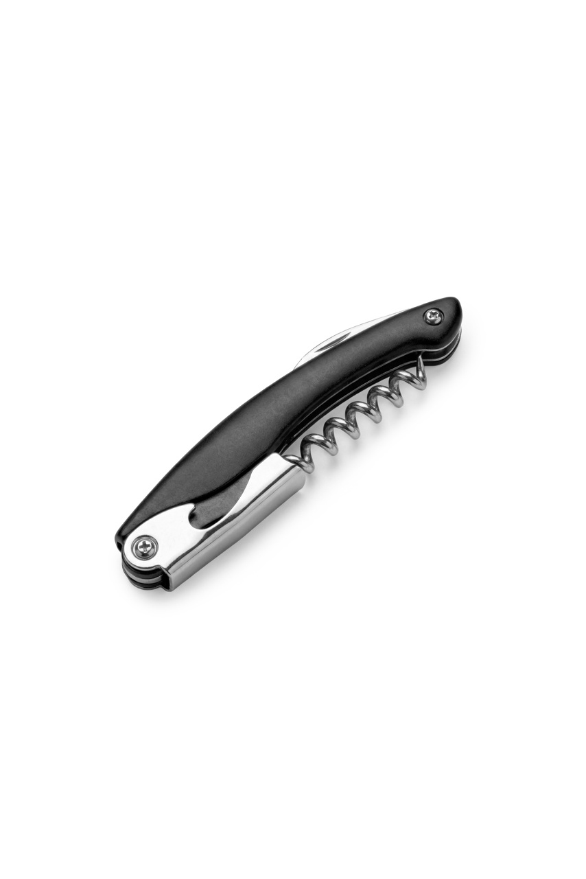 Classic Stainless Steel Corkscrew with Bottle Opener