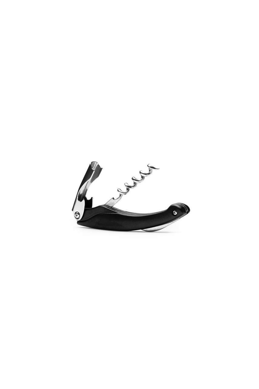 Classic Stainless Steel Corkscrew with Bottle Opener