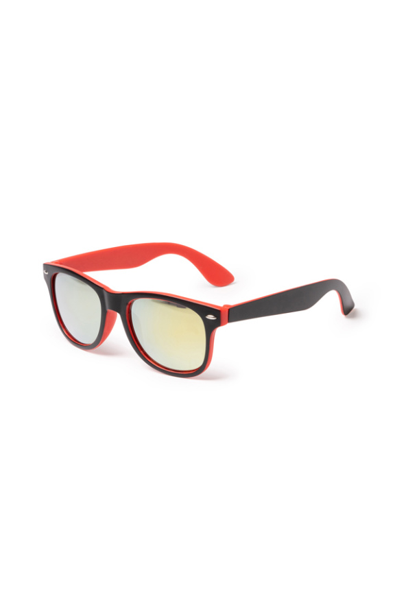MEZEK Two-Tone Mirror Lens Sunglasses