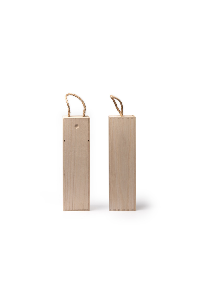 Cutie de Lemn MARNE pentru Sticla de Vin