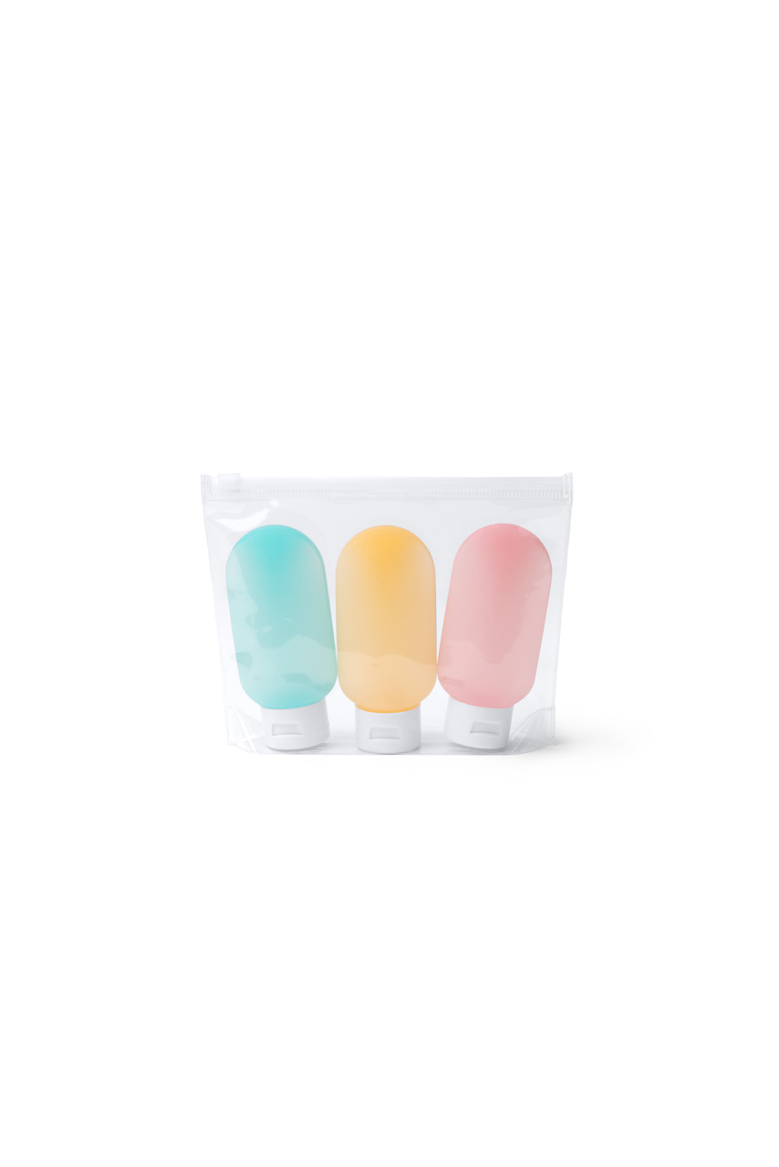 LOGAN Travel Toiletry Set with Reusable Containers