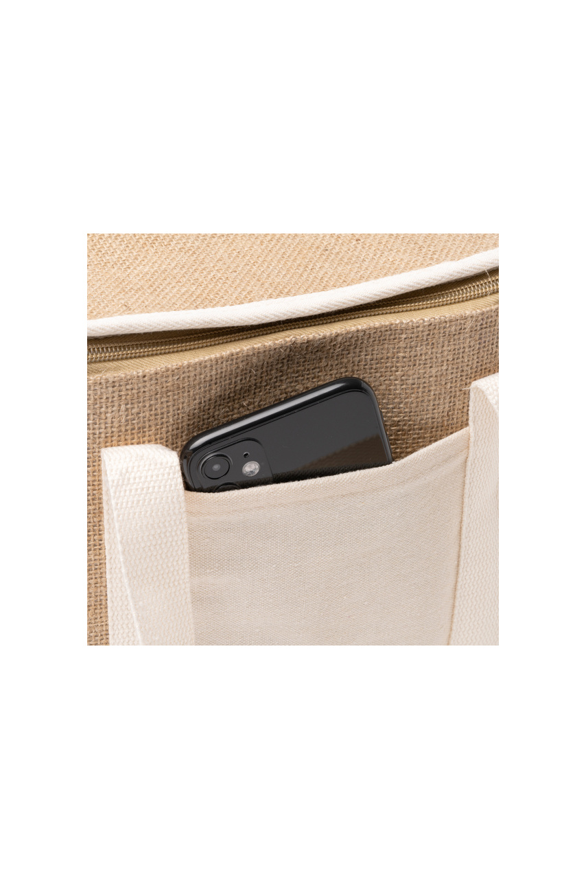 FLORIT Jute Cooler Bag - 7L Capacity