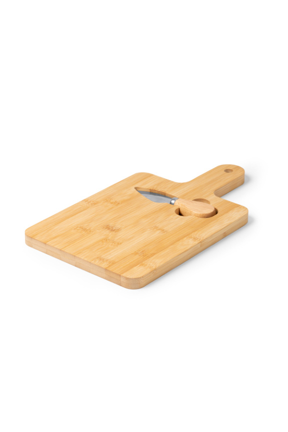 Tocător Bamboo cu Cuțit Inox - Design Eco