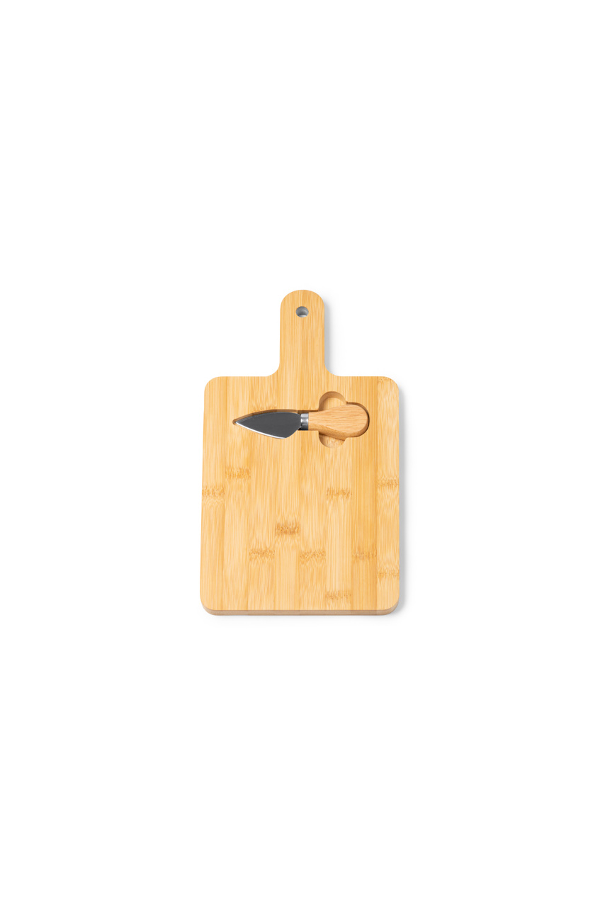 Bamboo Cheese Board with Knife Set