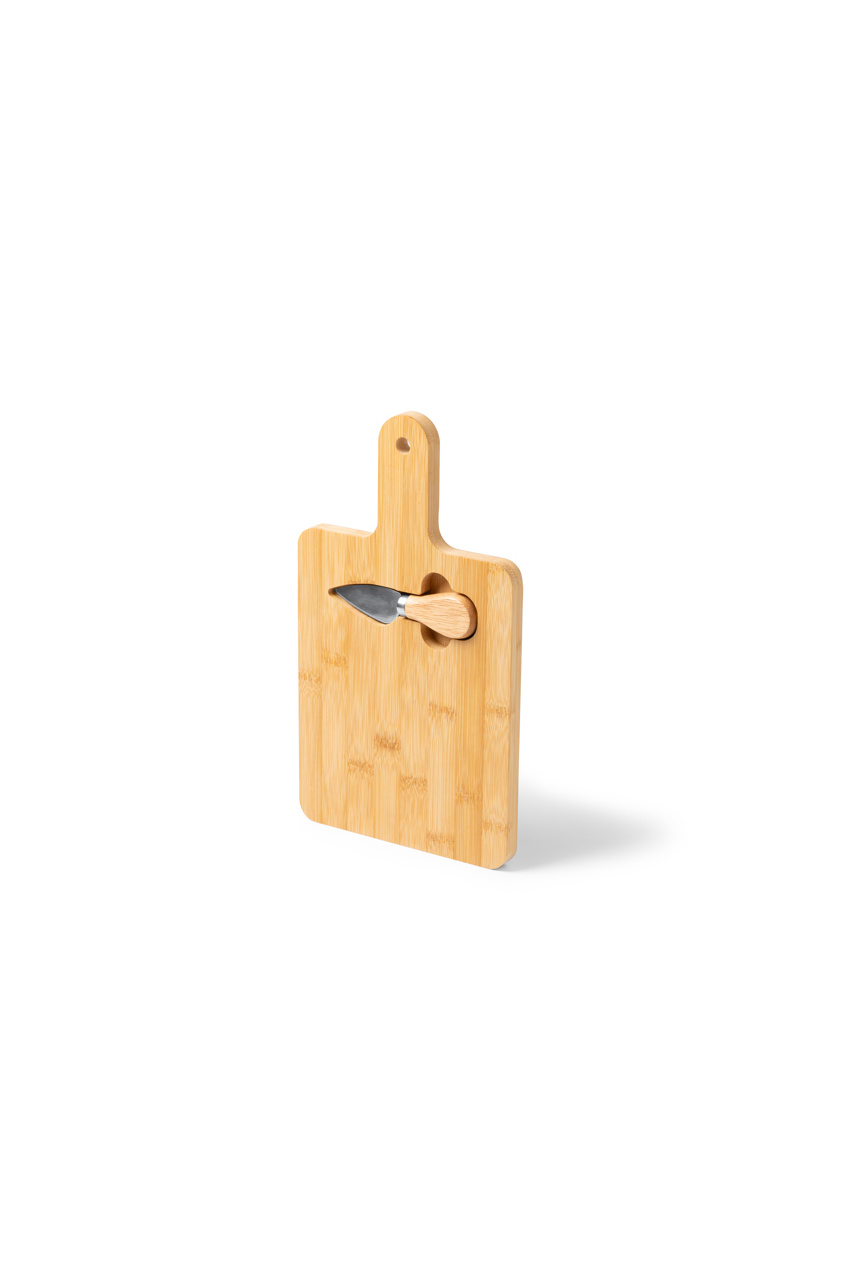 Bamboo Cheese Board with Knife Set