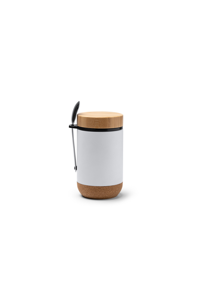 Eco-Friendly Stainless Steel Thermos with Bamboo Lid