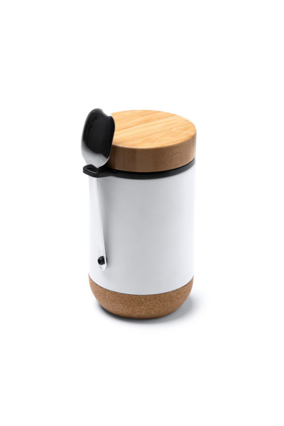 Eco-Friendly Stainless Steel Thermos with Bamboo Lid