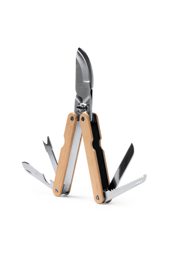 Multi-tool din Oțel și Bambus FELOS