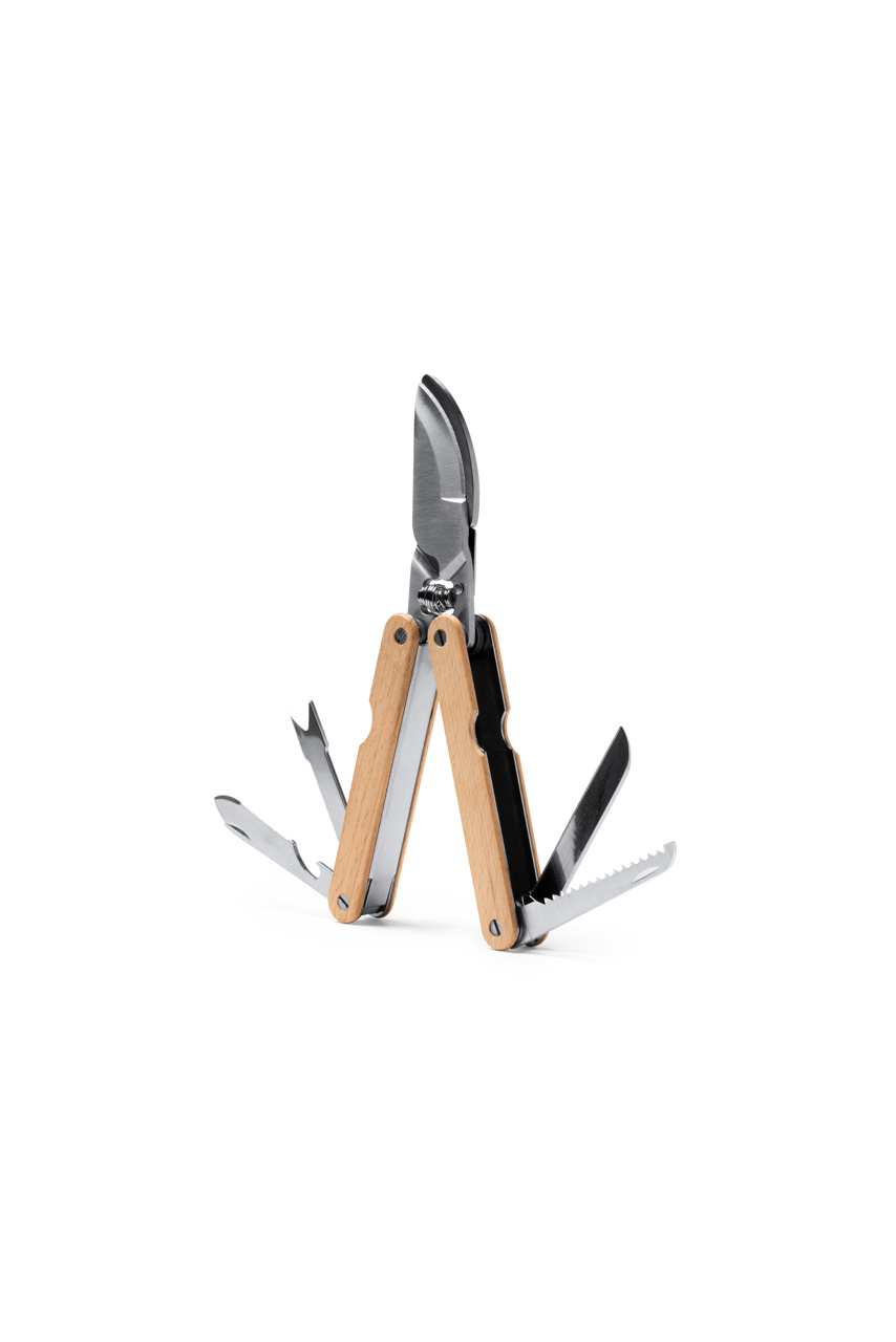 FELOS Multi-Tool - Stainless Steel & Bamboo