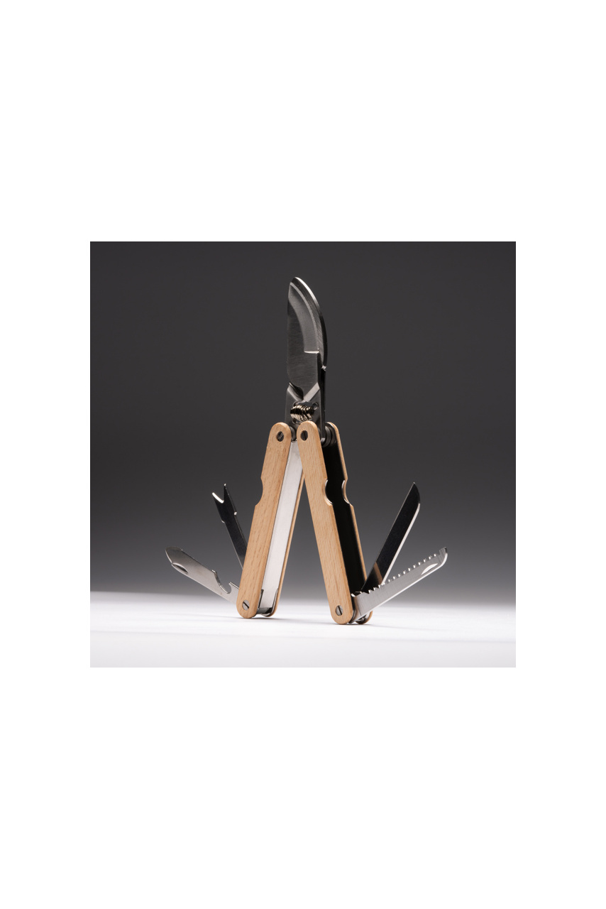 Multi-tool din Oțel și Bambus FELOS