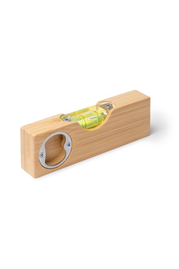 Nivelă cu Deschizător de Sticle CIROK din Bambus