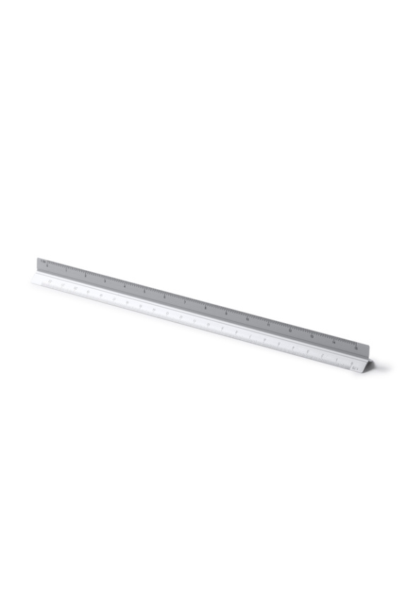 DINTEL Aluminium Triangular Scale Ruler 30 cm