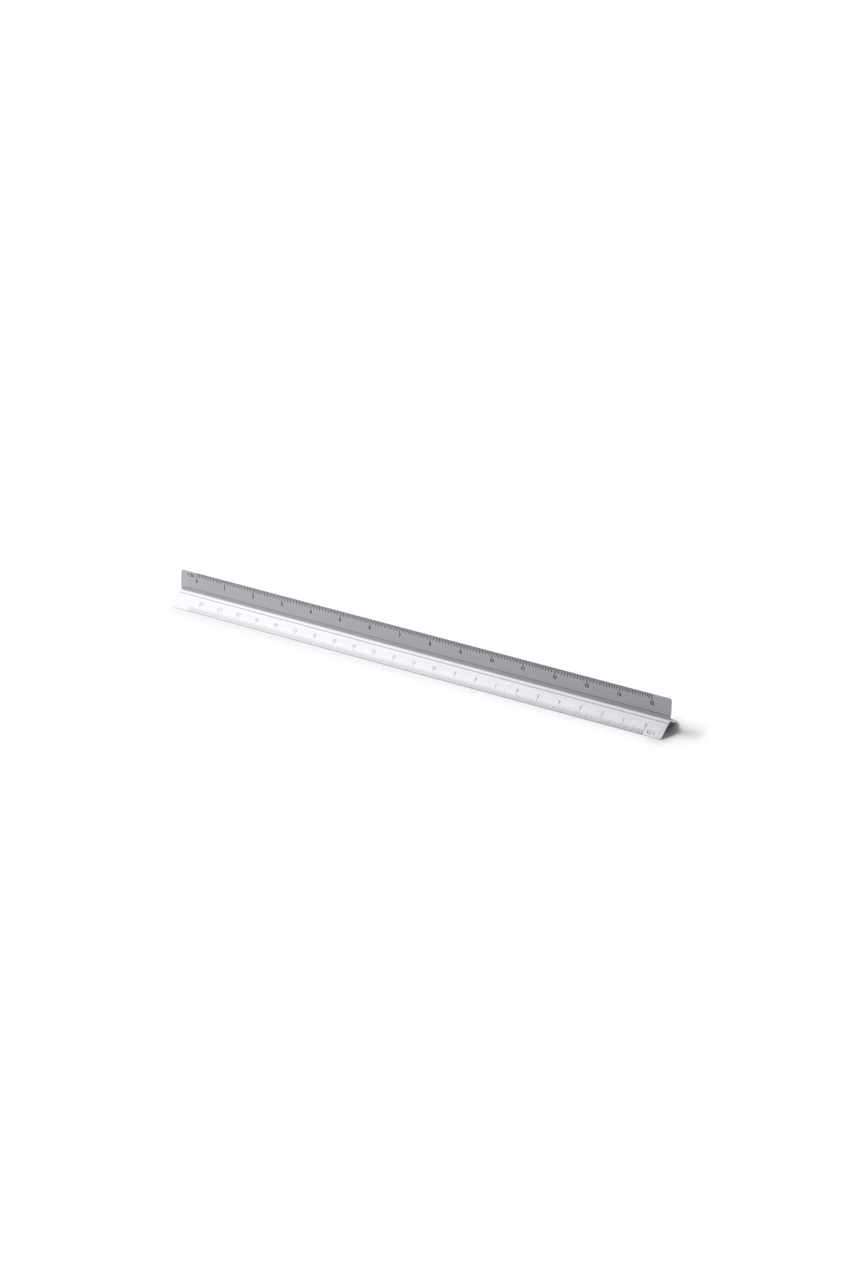DINTEL Aluminium Triangular Scale Ruler 30 cm