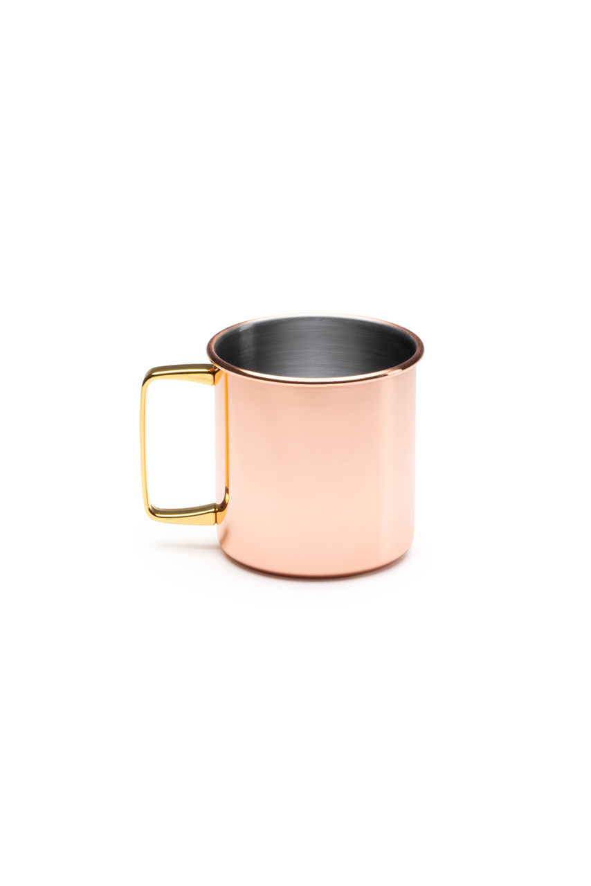 LIRIA Stainless Steel Copper Coated Mug - 480 ml
