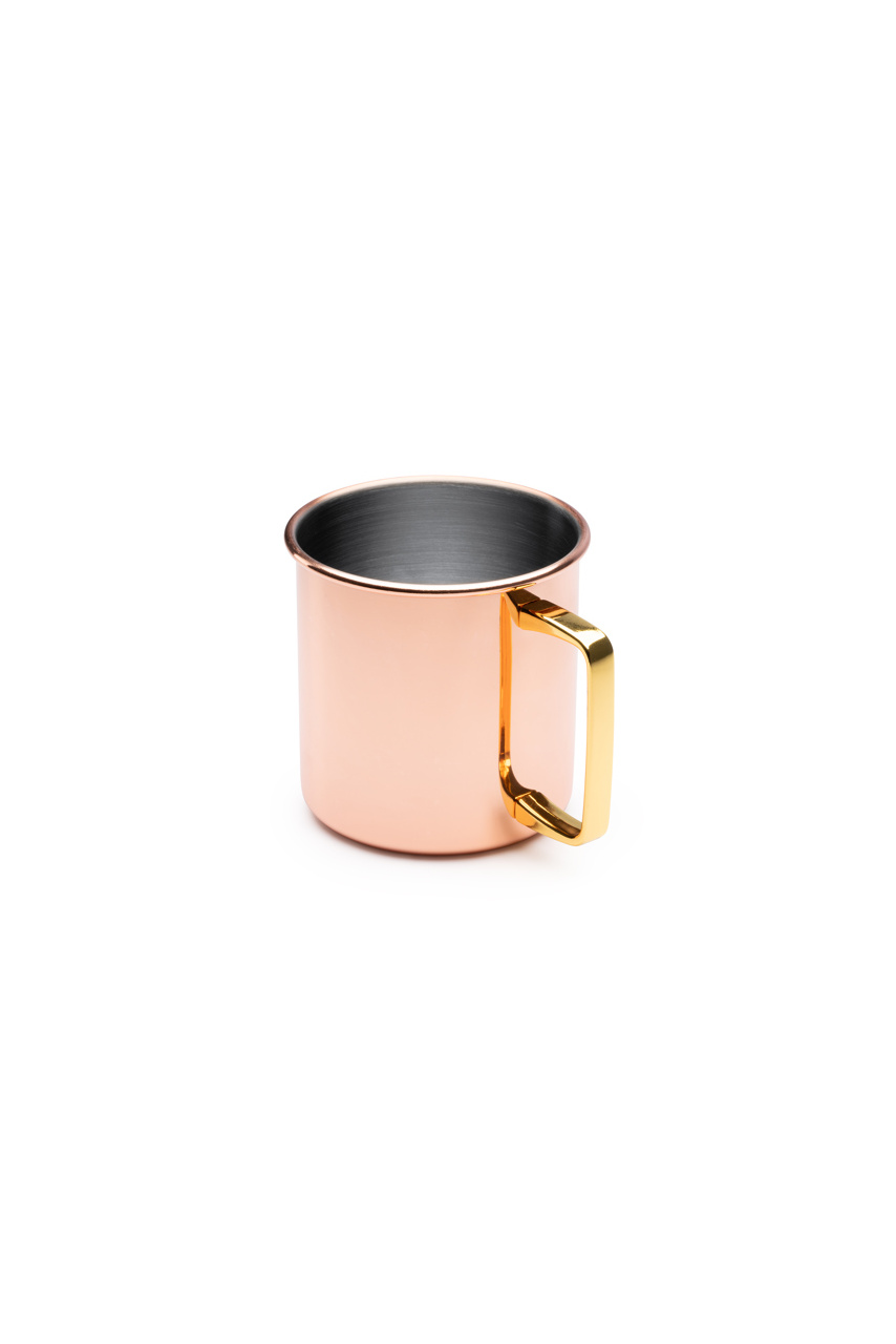 LIRIA Stainless Steel Copper Coated Mug - 480 ml