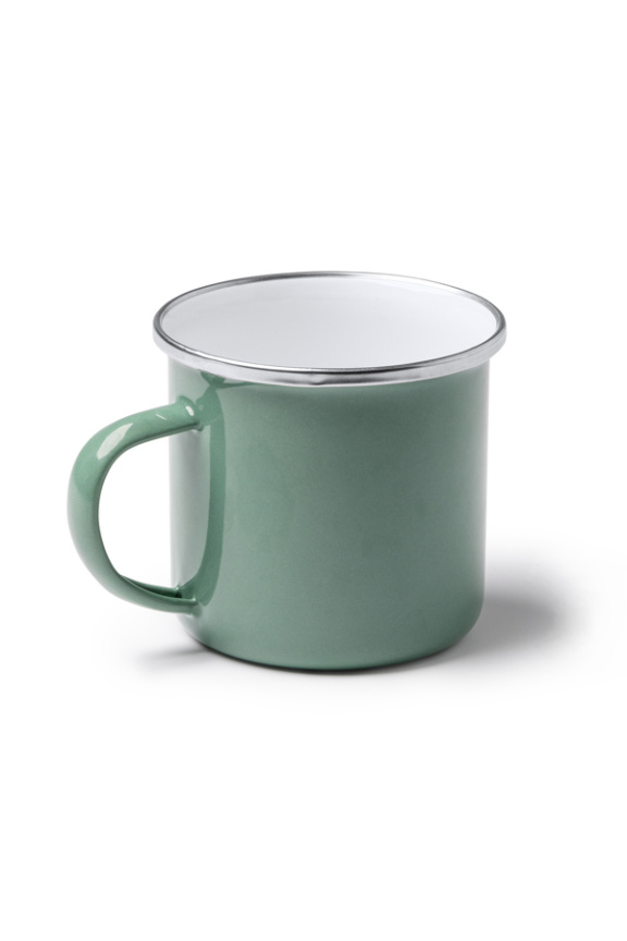 Cardif Retro Enameled Metal Mug - 380 ml