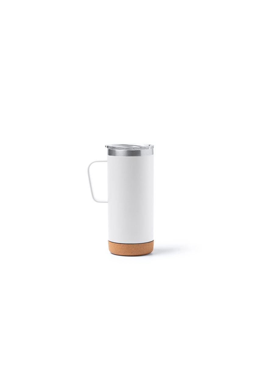Cana Termică BEYRON din Metal cu Fund de Plută - 600 ml