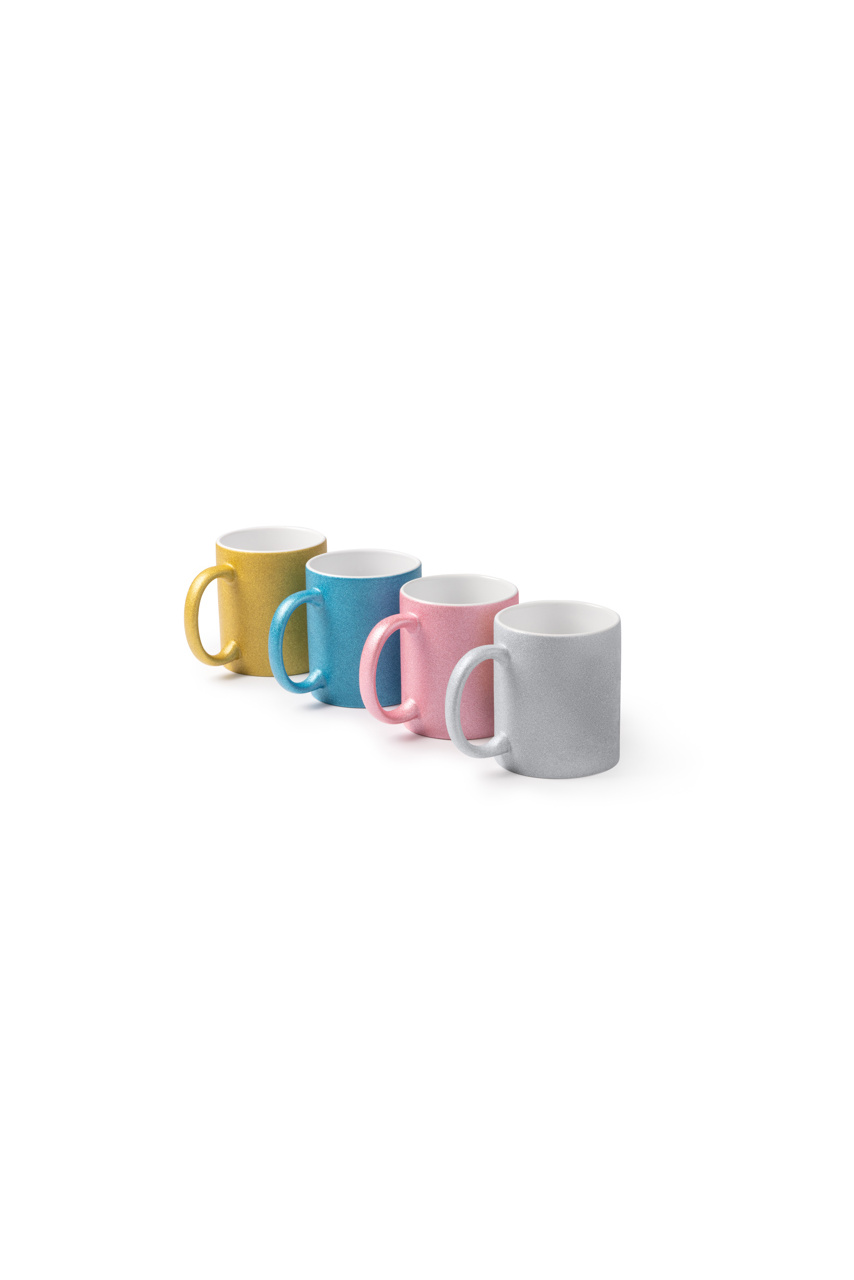 FIONA Glitter-Effect Ceramic Mug - 350ml