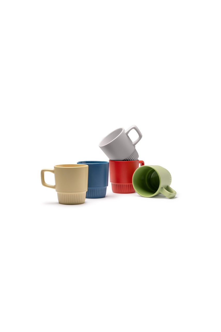 LONGI Ceramic Mug with Beveled Base - 300 ml