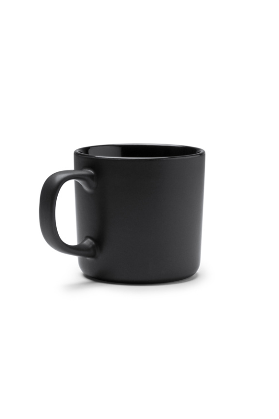 MOLIS Matte Black Ceramic Mug - 300 ml