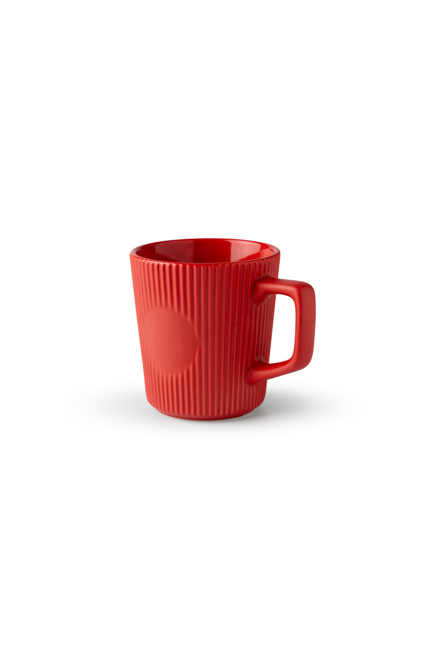 Red Matte Finish Ceramic Mug - 320ml