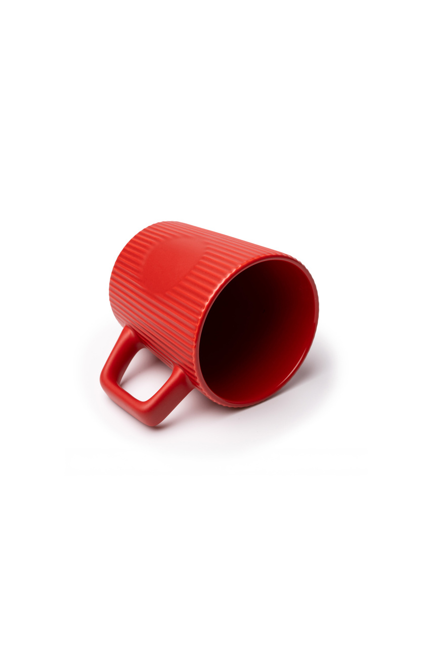 Red Matte Finish Ceramic Mug - 320ml