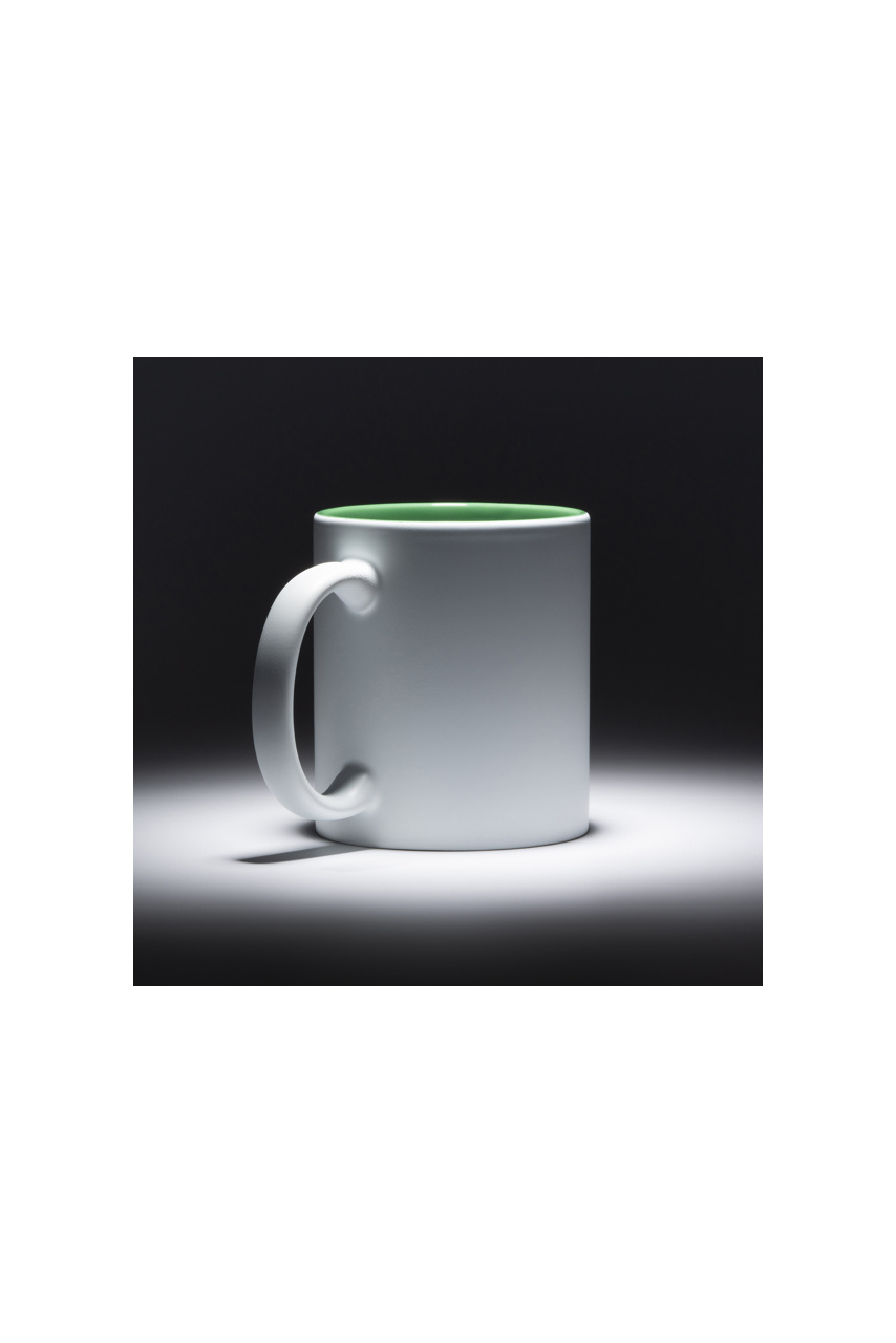 ROIBO Ceramic Mug with Colored Interior - 350 ml