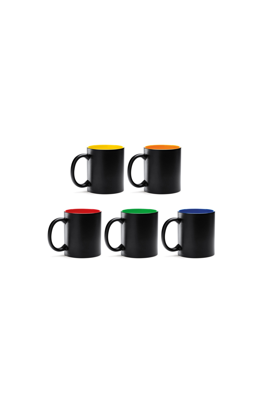 Cana Ceramică MACHA cu Interior Colorat - 350 ml