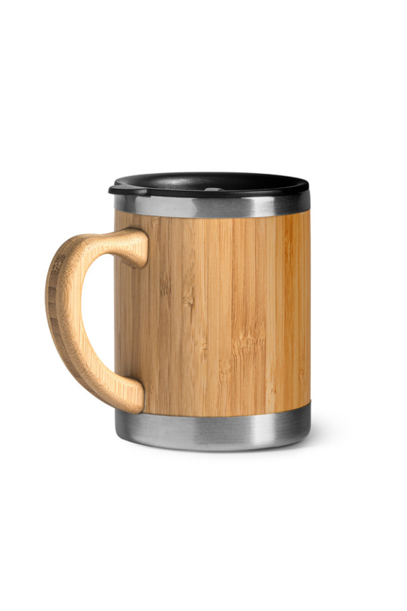 Eco-Friendly Bamboo and Stainless Steel Mug